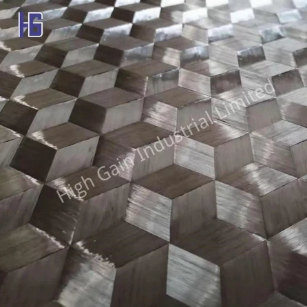 3D Üç Eksenli Karbon Fiber Kumaş