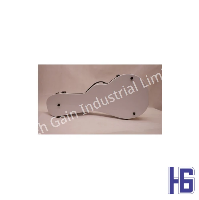 Mandolin F-Shaped Carbon Fiber Cover in White