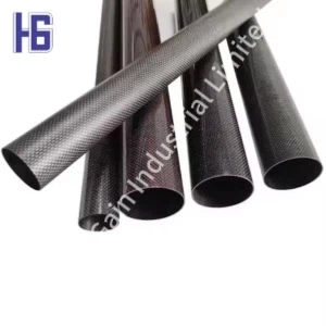 Rulo sarılmış karbon fiber tüpler