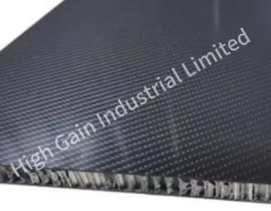 Karbon fiber sandviç sayfaları